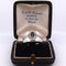 Bague 58 Bague vintage en or blanc 18 carats avec saphir et diamants 58 Facettes AN498 '(00419)