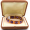 Bracelet Bracelet vintage en or jaune 18 carats avec améthystes 58 Facettes BR102