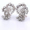 Boucles d'oreilles Boucles d'oreilles en platine avec fermoirs en or jaune et diamants 58 Facettes