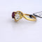 Bague 55 Bague vintage en or jaune 18 carats avec rubis et diamants 58 Facettes