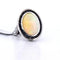 Bague 54 Bague vintage en platine ornée d’opale, d’onyx et de saphirs 58 Facettes