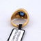 Bague 52 Bague vintage en or jaune 18 carats avec saphir 2,80 ct et diamants 58 Facettes