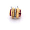 Bague 53 Bague vintage en or jaune 18 ct avec rubis carrés et diamants 58 Facettes
