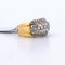 Bague 53 Bague vintage en or jaune 18 carats avec diamants 1,00 ct 58 Facettes