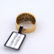 Bague 53 Bague vintage en or jaune 18 carats avec diamants 1,00 ct 58 Facettes