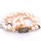Collier Collier vintage de perles avec fermoir en or jaune 18 carats et diamants 58 Facettes
