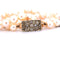 Collier Collier vintage de perles avec fermoir en or jaune 18 carats et diamants 58 Facettes