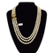 Collier Collier vintage - Collier de perles naturelles avec fermoir en or jaune 18 carats 58 Facettes