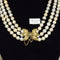 Collier Collier vintage - Collier de perles naturelles avec fermoir en or jaune 18 carats 58 Facettes