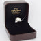 Bague 44 Bague vintage en or blanc 18 carats avec diamants 58 Facettes