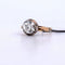 Bague 54 Bague ancienne en or jaune et blanc 18 carats avec diamant 2,00 ct 58 Facettes