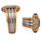 Boucles d'oreilles Piaget - Boucles d'oreilles en or jaune 18 carats, diamants et rubis 58 Facettes OR185 '(00529)