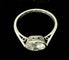 Bague 54 Art nouveau - Bague solitaire en platine avec diamant 1,40 ct 58 Facettes