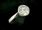 Bague 54 Art nouveau - Bague solitaire en platine avec diamant 1,40 ct 58 Facettes