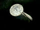 Bague 54 Art nouveau - Bague solitaire en platine avec diamant 1,40 ct 58 Facettes