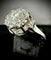 Bague 59.5 Bague en platine sertie de diamants 1,25 ct 58 Facettes