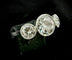 Bague 59 Bague Art nouveau sertie de diamants taille ancienne en or blanc 18 carats 58 Facettes