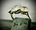 Bague 59 Bague Art nouveau sertie de diamants taille ancienne en or blanc 18 carats 58 Facettes