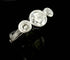Bague 60 Bague ancienne en or blanc 18 carats avec diamants 1 ct 58 Facettes