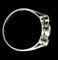Bague 60 Bague ancienne en or blanc 18 carats avec diamants 1 ct 58 Facettes