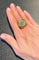 Bague 59 Bague ancienne en or blanc et jaune 18k sertie de diamants 58 Facettes