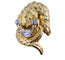 Bague 53 Bague crocodile en or jaune 18 carats avec diamants 58 Facettes
