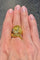 Bague 53 Bague crocodile en or jaune 18 carats avec diamants 58 Facettes