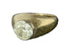 Bague 58 Bague jonc sertie d’un diamant en or jaune 18 carats 58 Facettes
