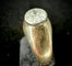 Bague 58 Bague jonc sertie d’un diamant en or jaune 18 carats 58 Facettes