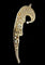 Pendentif Pendentif lune en or jaune 18 carats et diamants 58 Facettes