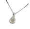 Pendentif Pendentif diamant taille poire 5 ct et diamant brillant 0,08 ct 58 Facettes