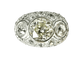 Bague 56 Bague en or blanc 18 carats sertie de diamants 8,10 ct 58 Facettes