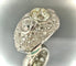 Bague 56 Bague en or blanc 18 carats sertie de diamants 8,10 ct 58 Facettes