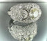 Bague 56 Bague en or blanc 18 carats sertie de diamants 8,10 ct 58 Facettes