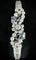 Bracelet Bracelet maille écaille en or blanc 18 carats, diamants et saphirs 58 Facettes