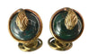 Boucles d'oreilles Boucles d’oreilles serpent en or jaune 14 carats et jaspe 58 Facettes