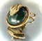 Boucles d'oreilles Boucles d’oreilles serpent en or jaune 14 carats et jaspe 58 Facettes