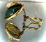 Boucles d'oreilles Boucles d’oreilles serpent en or jaune 14 carats et jaspe 58 Facettes