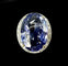 Bague 63 Bague en or jaune 18 carats avec tanzanite 16 ct et diamants 58 Facettes