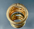 Bague 51 Bague en or jaune 18 carats avec diamant baguette 1 ct et diamants 58 Facettes