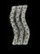 Bague 55 Bague en or blanc 18 carats sertie de 57 diamants taille brillant 58 Facettes