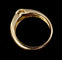 Bague 54 Bague en or jaune 18 carats avec diamants taille brillant et trapèze 58 Facettes