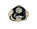 Bague 53.5 Bague en or jaune 18 carats améthyste cabochon et diamants 58 Facettes