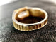 Bague 55.5 Bague en or jaune et blanc 18 carats, diamant trapèze 1,50 carat 58 Facettes