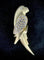Broche Broche perroquet en or jaune 18 carats sertie de diamants 58 Facettes