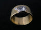 Bague 56 Bague en or blanc 18 carats sertie de diamants 58 Facettes