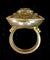 Bague 52.5 Bague en or jaune 18 carats avec diamant taille brillant 3,50 ct 58 Facettes