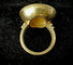 Bague 52.5 Bague en or jaune 18 carats avec diamant taille brillant 3,50 ct 58 Facettes