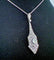 Pendentif Pendentif Art déco en or blanc 14 carats et diamants 58 Facettes