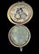 Pendentif Médaillon Art nouveau - Pendentif porte-photo en or tricolore et diamants 58 Facettes